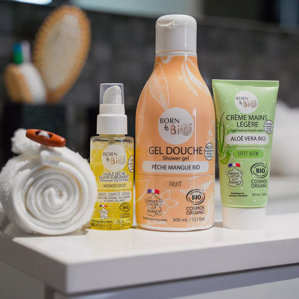 Gel Douche Pêche Mangue - Certifié Bio-2